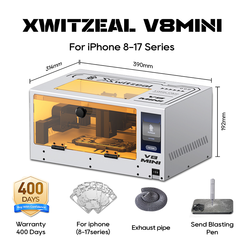 Electronics Repair Kit - Xwitzeal ® V8 MINI Laserlijmverwijderingsmachine voor