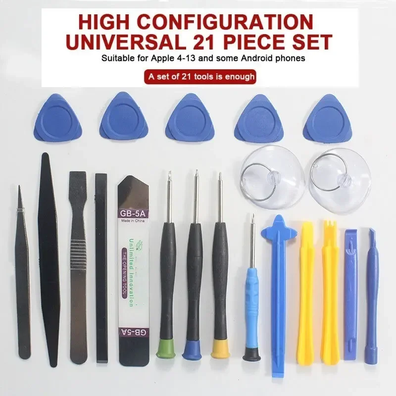 Electronics Repair Tool Kit - 21-in-1 reparatiegereedschap voor mobiele telefoons Demonteren