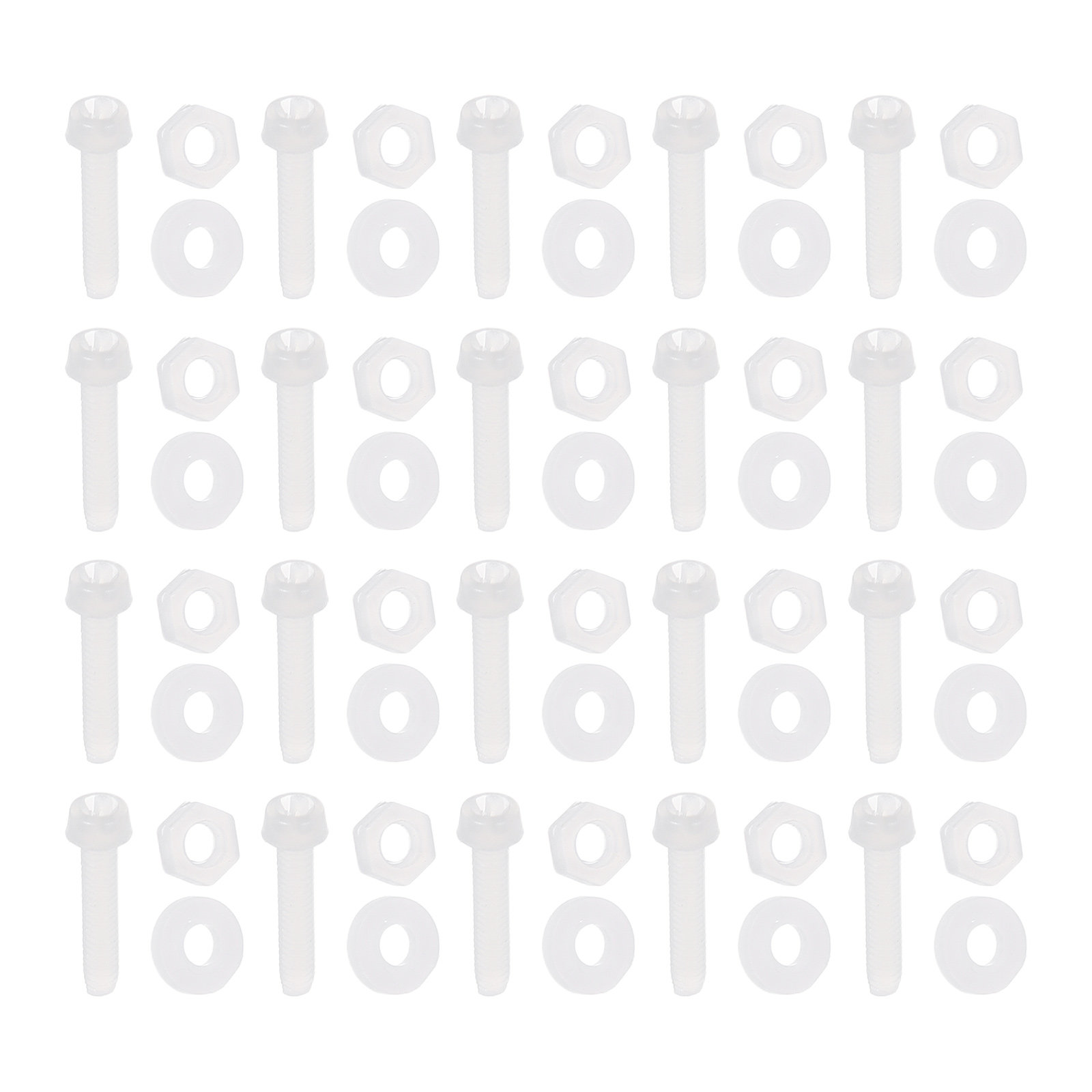 50 sets witte nylon ronde schr - Electronics Repair Kit recensie en prijs