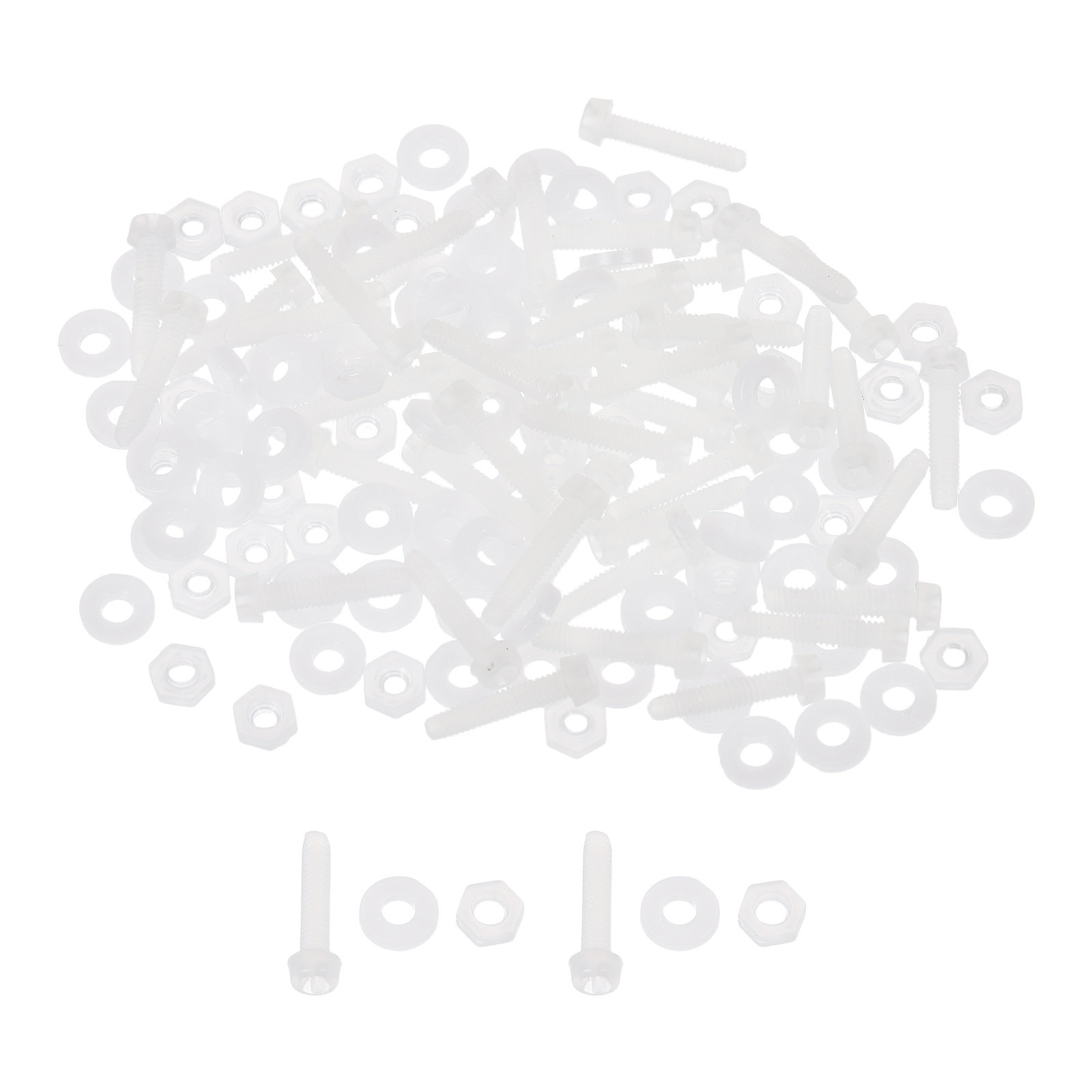 50 sets witte nylon ronde schr - Electronics Repair Kit recensie en prijs