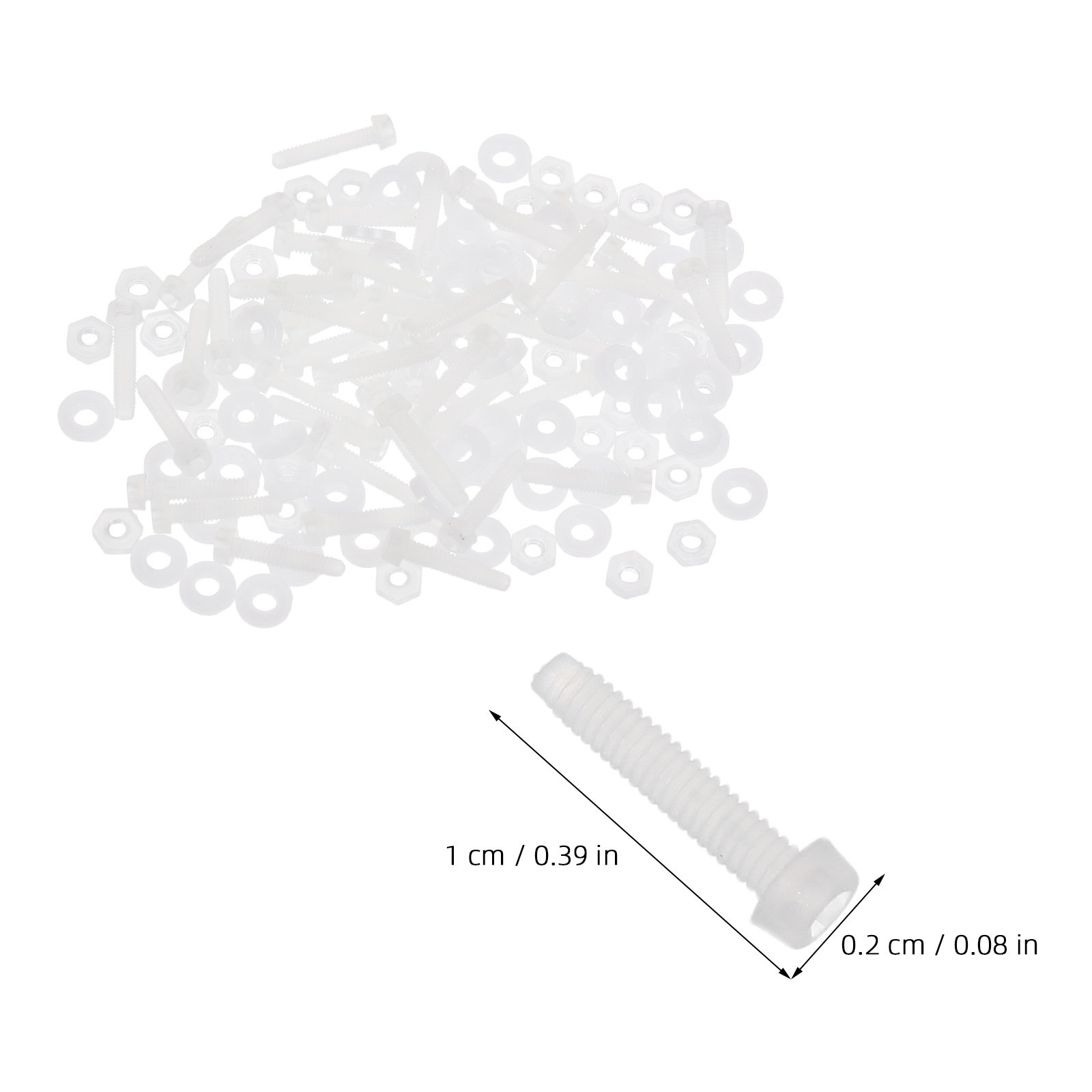 50 sets witte nylon ronde schr - Electronics Repair Kit recensie en prijs