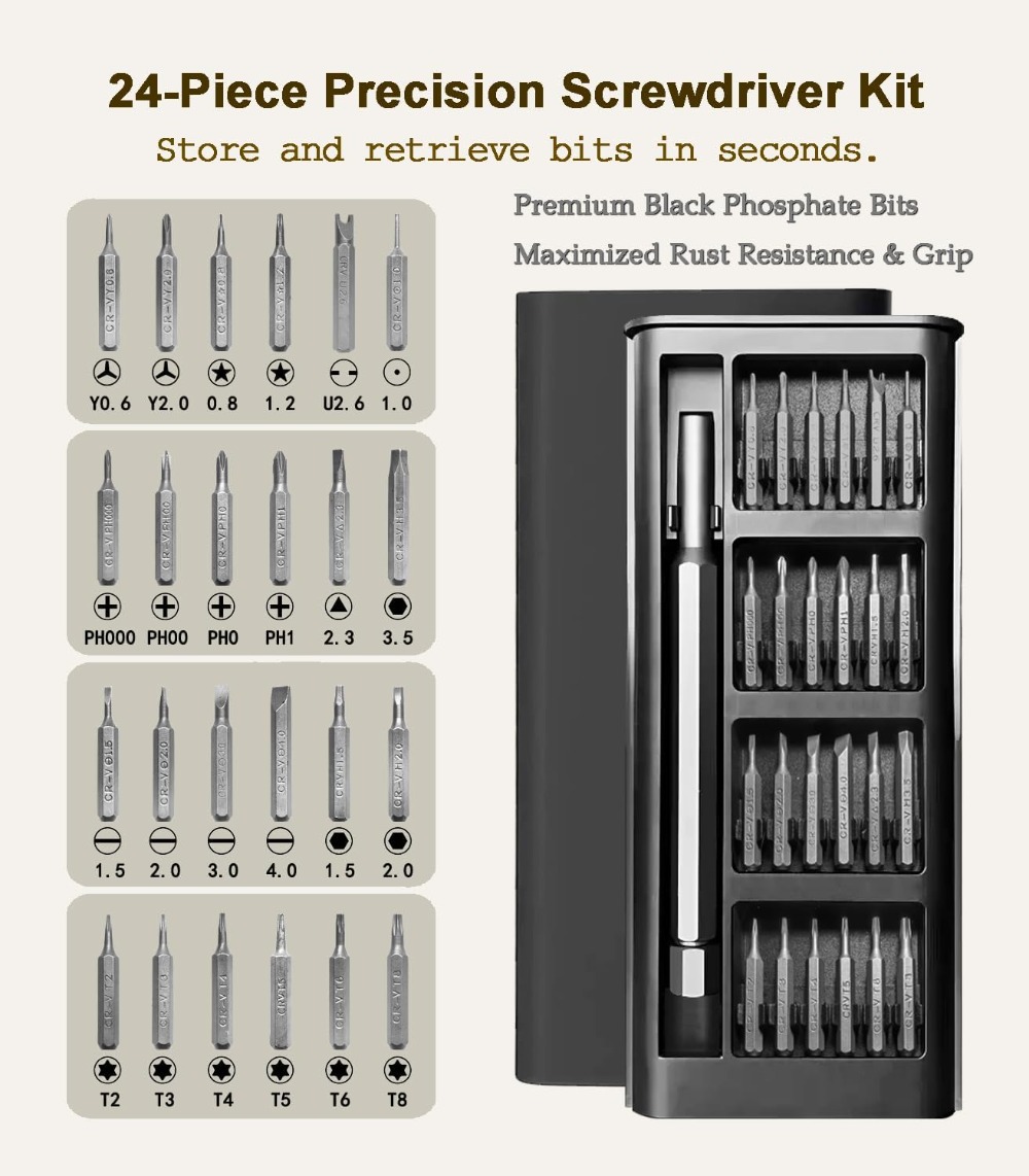 32-delige precisie magnetische - Electronics Repair Tool Kit recensie en prijs